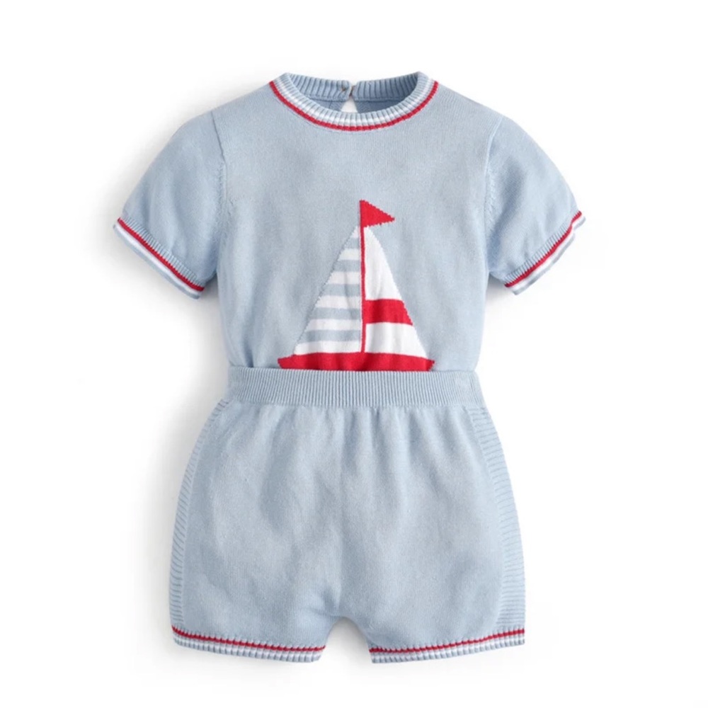 BRAND NEW BABY BOY KNIT SET